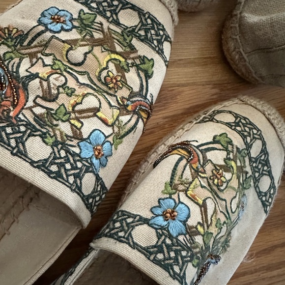 Size 10 Tory Burch Espadrille, set of 3 bundle, loved and now ready for new fun - Picture 4 of 6